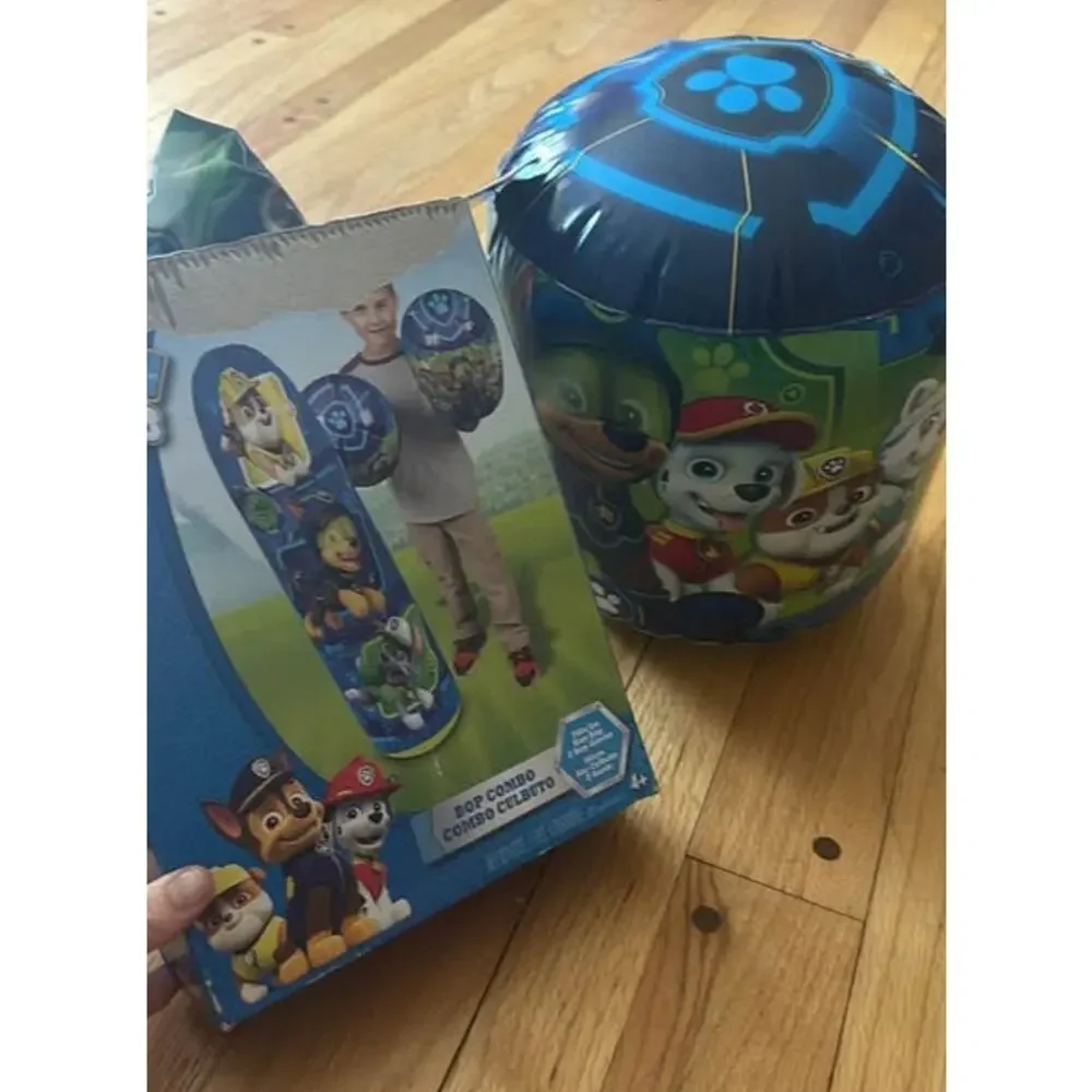 Paw Patrol 36 Bop Bag Punching Bag Gloves Set Nickelodeon Hedstrom Box